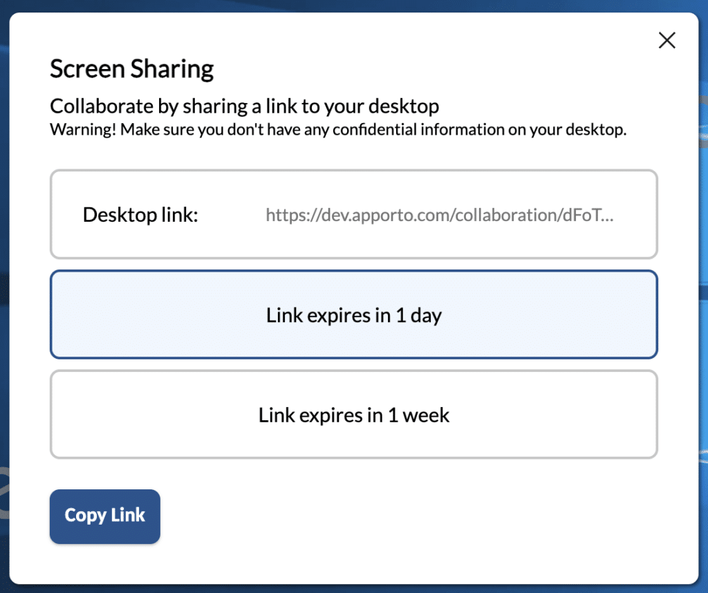 asynchronous collaboration screen share dialog.jpg