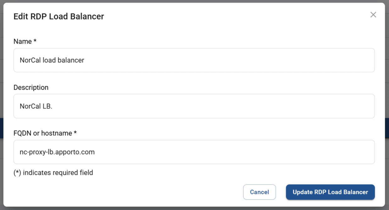 Edit RDP Load Balancer Popup Screen for a Resource Hub.jpg